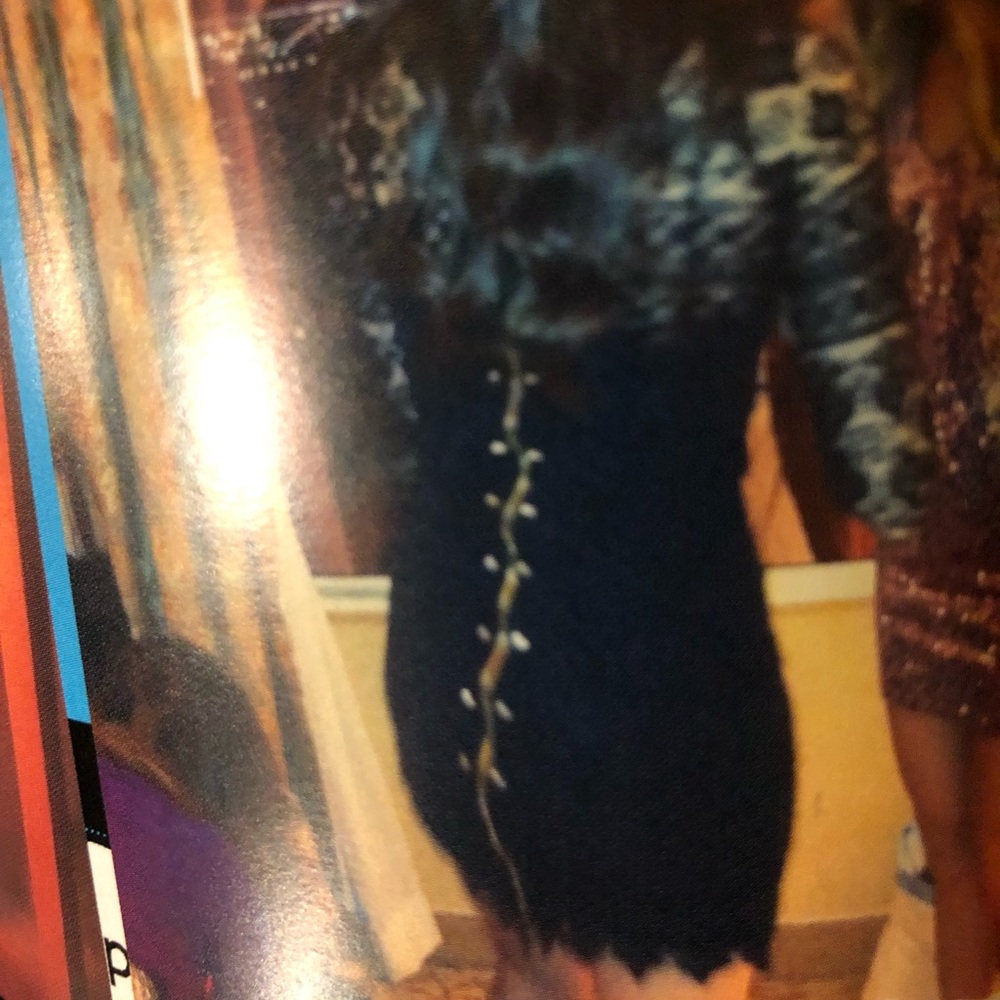 Zara Black Lace zip up dress - Picture 7 of 8
